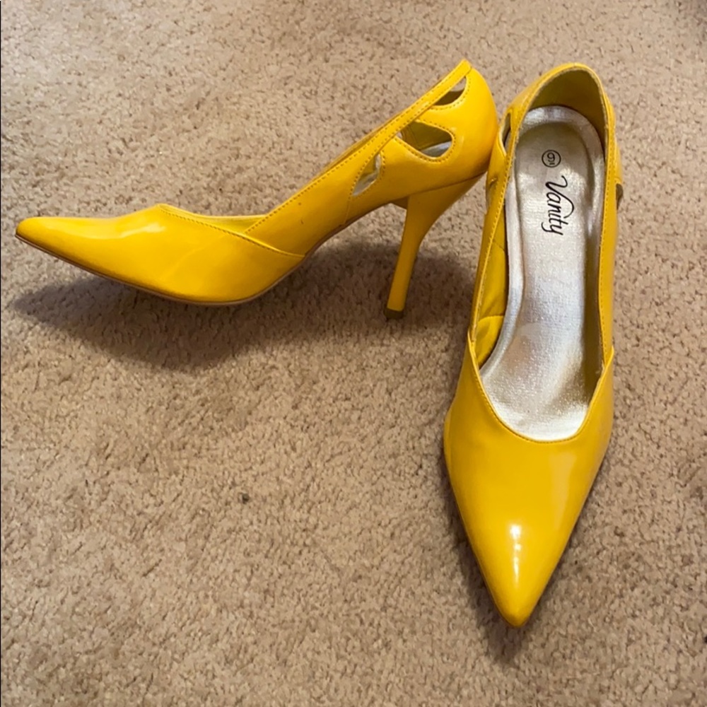 Yellow heels